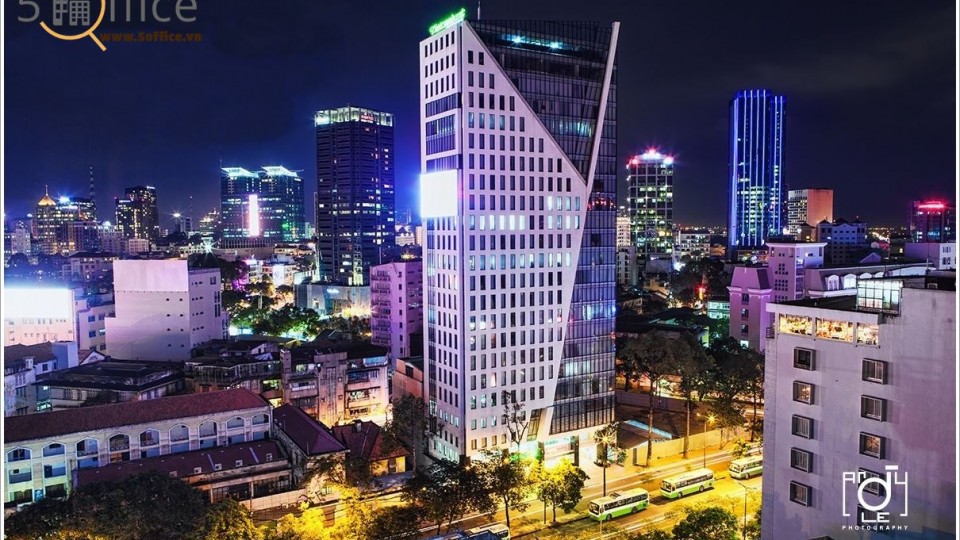 Nhìn toàn cảnh văn phòng cho thuê quận 1 Havana Tower Hàm Nghi