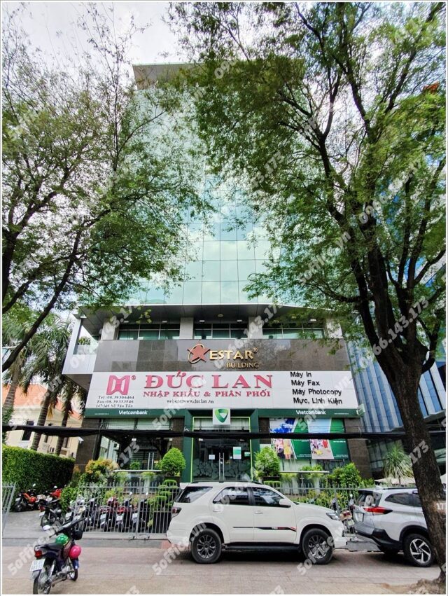 Mặt trước toà cao ốc văn phòng cho thuê Estar Building, Võ Văn Tần, Quận 3, TP.HCM - 5office.vn
