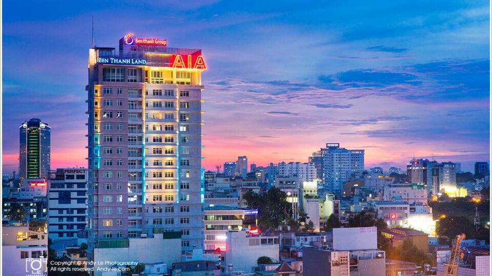 Tổng quan cao ốc văn phòng cho thuê Bến Thành Tower, Ký Con, Phường Nguyễn Thái Bình, Quận 1.
