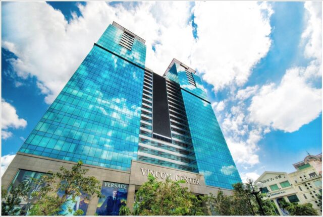 Nhìn toàn cảnh cao ốc văn phòng cho thuê Vincom Center Lê Thánh Tôn Quận 1 TP.HCM - 5office.vn