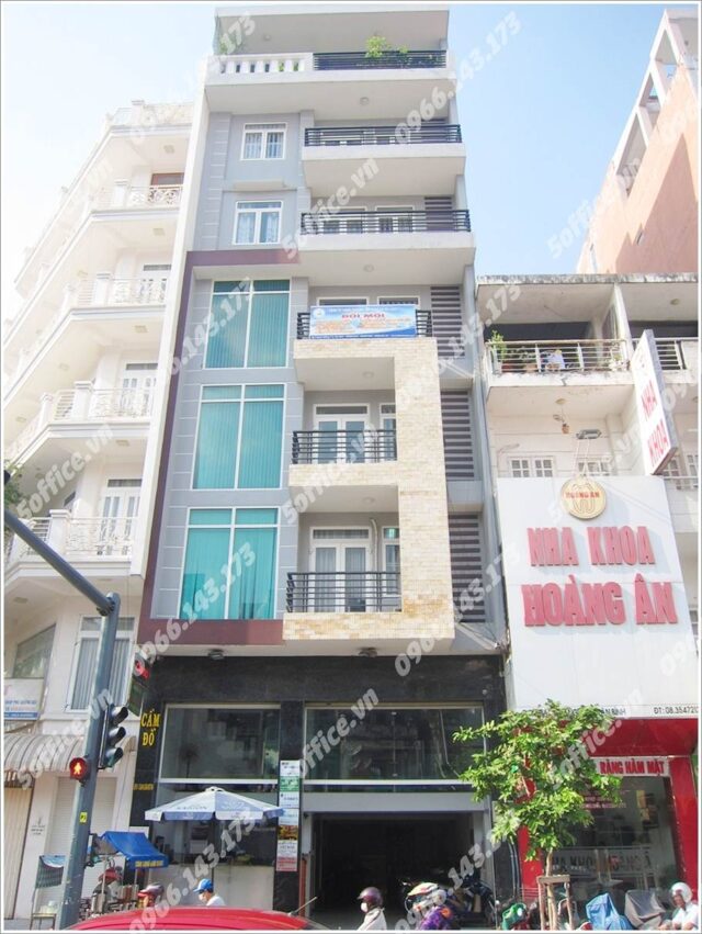 Mặt trước tòa cao ốc văn phòng cho thuê Đổi Mới Building, Bạch Đằng, Phường 2, Quận Tân Bình, TP.HCM - 5office.vn