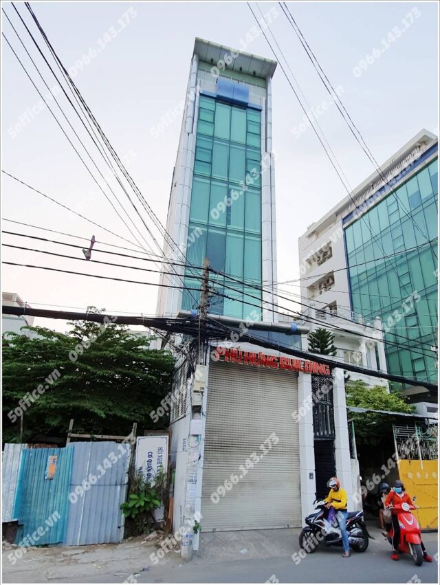 Mặt trước toà cao ốc văn phòng cho thuê Phú Hưng Building đường Ung Văn Khiêm, quận Bình Thạnh, TP.HCM - 5office.vn