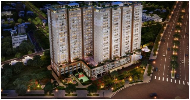 Nhìn toàn cảnh cao ốc văn phòng cho thuê The Avila, An Dương Vương, Quận 8, TP.HCM - 5office.vn