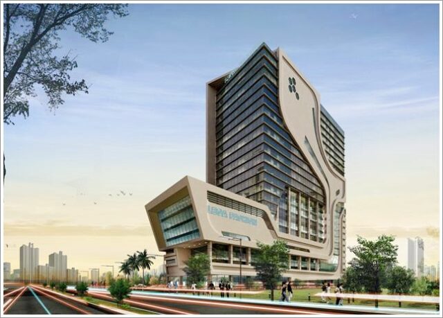 Phối cảnh cao ốc cho thuê văn phòng Lega Fashion House, Ba Tháng Hai, Quận 10 - 5office.vn