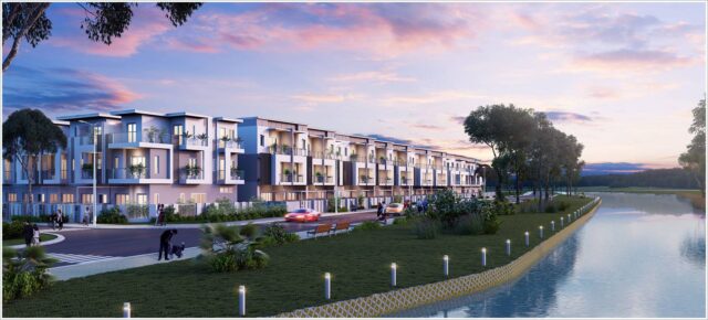 Mặt trước tòa cao ốc văn phòng cho thuê Melosa Garden, ĐƯờng số 7, Quận 9 - 5office.vn