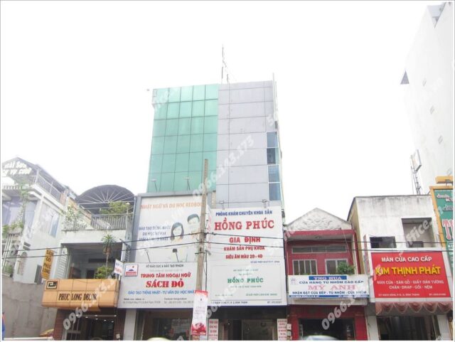 Mặt trước tòa cao ốc văn phòng cho thuê Sabay Building Bạch Đằng, Quận Bình Thạnh - 5office.vn