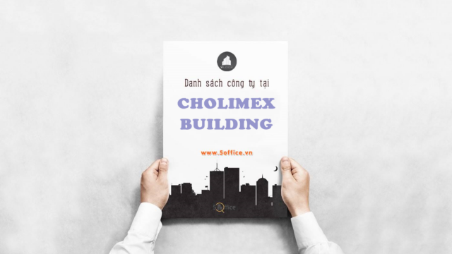 Danh sách công ty đang thuê văn phòng tại toà nhà Cholimex Building, Võ Văn Kiệt, Quận 5