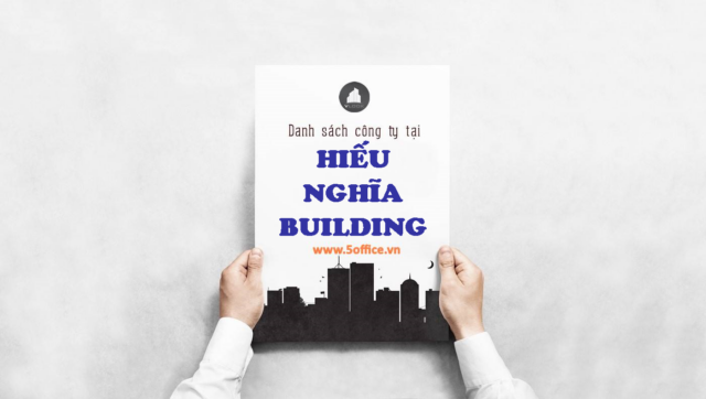 Danh sách công ty đang thuê văn phòng tại toà nhà Hiếu Nghĩa Building, An Dương Vương, Quận 5 - 5Office