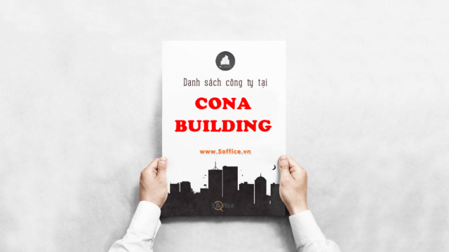 Danh sách công ty thuê văn phòng tại toà nhà Cona Building, Lê Văn Sỹ, Quận Tân Bình