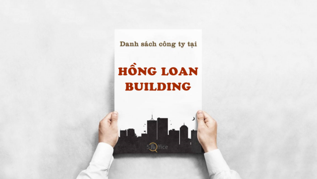 Danh sách công ty thuê văn phòng tại toà nhà Hồng Loan Building, Cộng Hòa, Quận Tân Bình