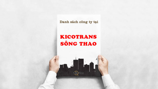 Danh sách công ty thuê văn phòng tại toà nhà Kicotrans Sông Thao, Sông Thao, Quận Tân Bình