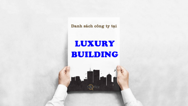 Danh sách công ty thuê văn phòng tại toà nhà Luxury Building, Trần Quốc Hoàn, Quận Tân Bình