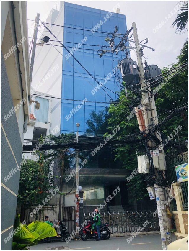 Mặt trước tòa cao ốc văn phòng cho thuê M.G Building Lam Sơn 2, Quận Tân Bình, TPHCM - 5office.vn