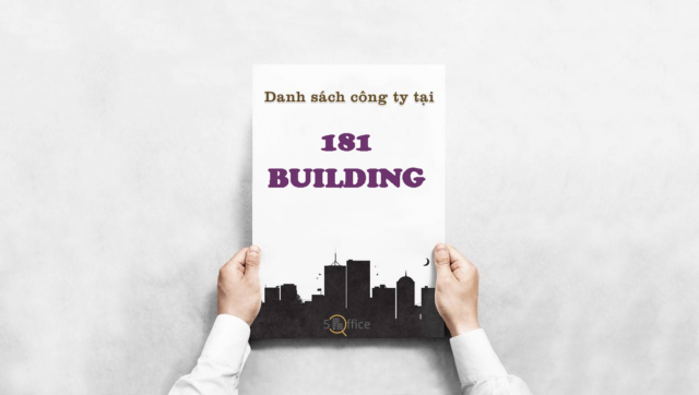 Danh sách công ty thuê văn phòng tại toà nhà 181 Building, Điện Biên Phủ, Quận 1