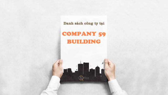Danh sách công ty thuê văn phòng tại toà nhà Company 59, Đinh Tiên Hoàng, Quận 1