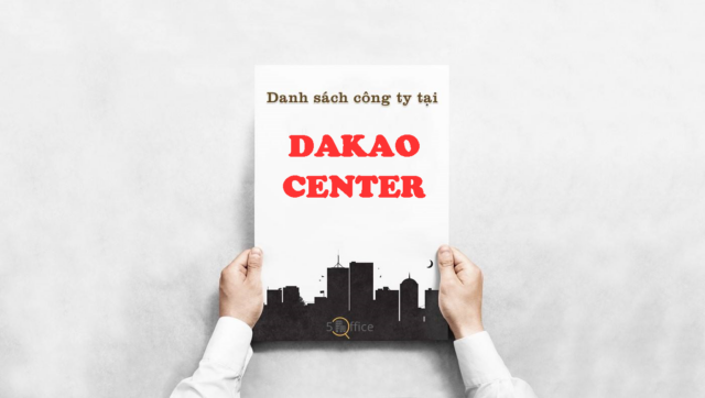 Danh sách công ty thuê văn phòng tại toà nhà Dakao Center, Mạc Đĩnh Chi Quận 1