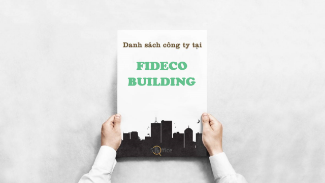 Danh sách công ty thuê văn phòng tại toà nhà Fideco Building, Phùng Khắc Khoan, Quận 1