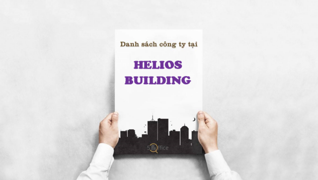 Danh sách công ty thuê văn phòng tại toà nhà Helios Building, Đường số 3, Quận 12