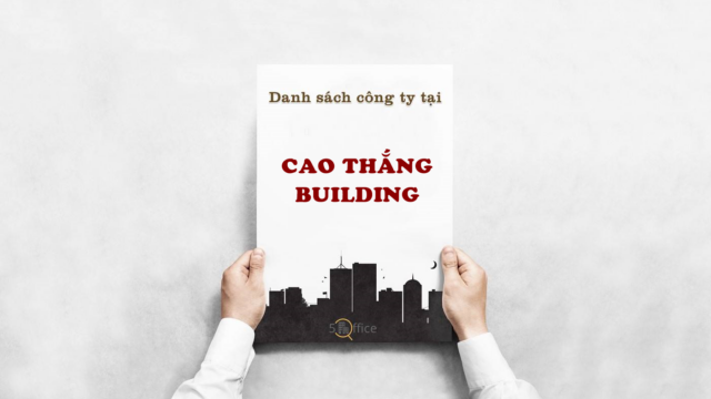 Danh sách công ty thuê văn phòng tại toà nhà Cao Thắng Building, Cao Thắng, Quận 3
