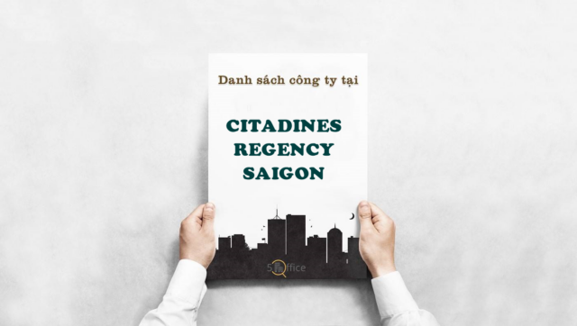 Danh sách công ty thuê văn phòng tại toà nhà Citadines Regency Saigon, Phạm Ngọc Thạch, Quận 3