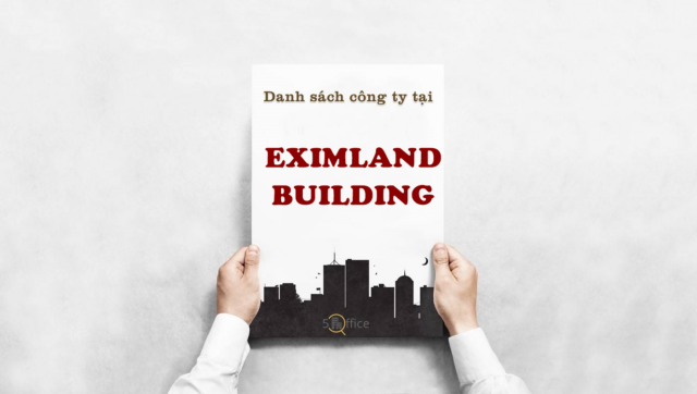Danh sách công ty thuê văn phòng tại toà nhà Eximland Building, Cách Mạng Tháng Tám, Quận 3