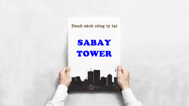 Danh sách công ty thuê văn phòng tại toà nhà Sabay Tower, Yên Thế, Quận Tân Bình