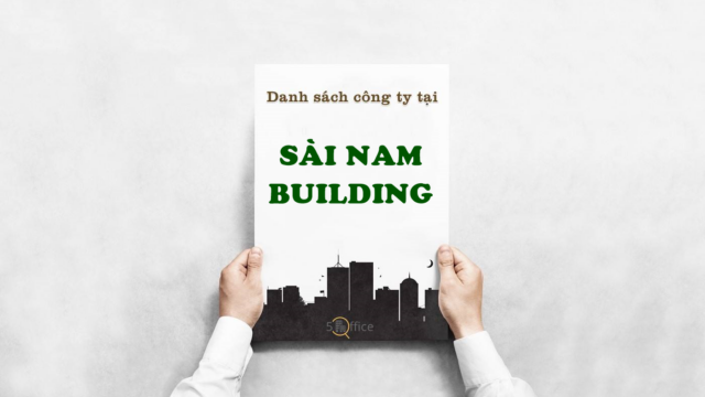 Danh sách công ty thuê văn phòng tại toà nhà Sài Nam Building, Trần Văn Dư, Quận Tân Bình
