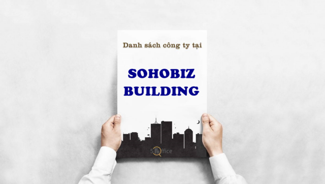 Danh sách công ty thuê văn phòng tại toà nhà Sohobiz Building, Huỳnh Lan Khanh, Quận Tân Bình