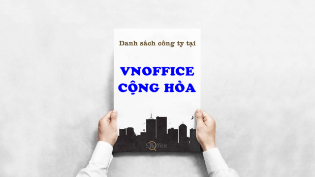 Danh sách công ty thuê văn phòng tại toà nhà VNOffice Cộng Hòa, Cộng Hòa, Quận Tân Bình