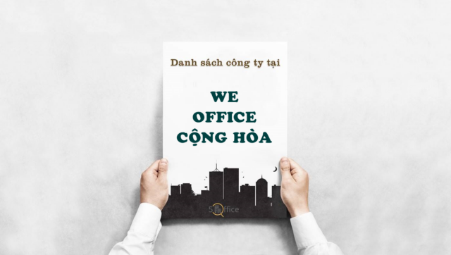 Danh sách công ty thuê văn phòng tại toà nhà We Office Cộng Hòa, Cộng Hòa, Quận Tân Bình