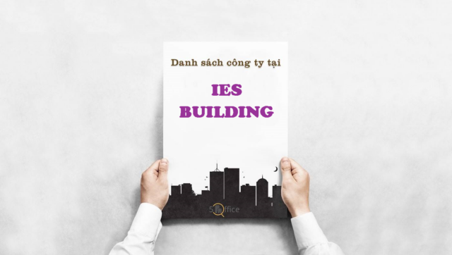 Danh sách công ty thuê văn phòng tại toà nhà IES Building, Trần Khánh Dư, Quận 1