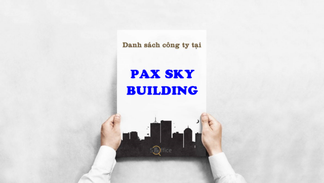 Danh sách công ty thuê văn phòng tại toà nhà Pax Sky Building, Nguyễn Đình Chiểu, Quận 3