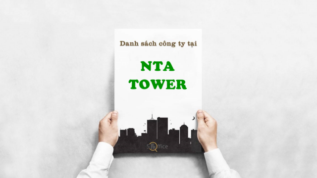 Danh sách công ty thuê văn phòng tại toà nhà NTA Tower, Điện Biên Phủ, Quận 1