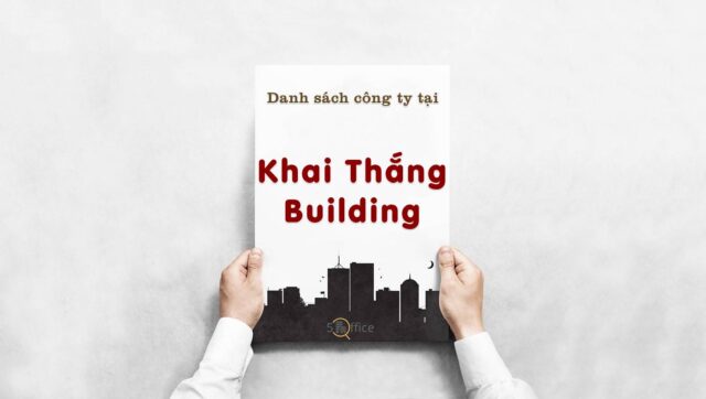 Danh sách 10 công ty thuê văn phòng tại tòa nhà Khai Thắng Building, Quận 4