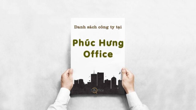 Danh sách 27 công ty thuê văn phòng tại tòa nhà Phúc Hưng Office, Quận 4