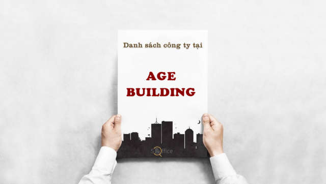 Danh sách công ty thuê văn phòng tại toà nhà Age Building, Xô Viết Nghệ Tĩnh, Quận Bình Thạnh