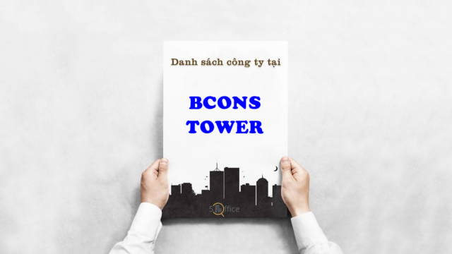 Danh sách công ty thuê văn phòng tại toà nhà Bcons Tower, Đường D1, Quận Bình Thạnh