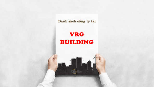 Danh sách công ty thuê văn phòng tại toà nhà VRG Building, Hai Bà Trưng, Quận 3