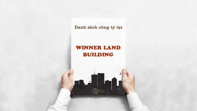 Danh sách công ty thuê văn phòng tại toà nhà Winner Land Building, Cách Mạng Tháng Tám, Quận 3
