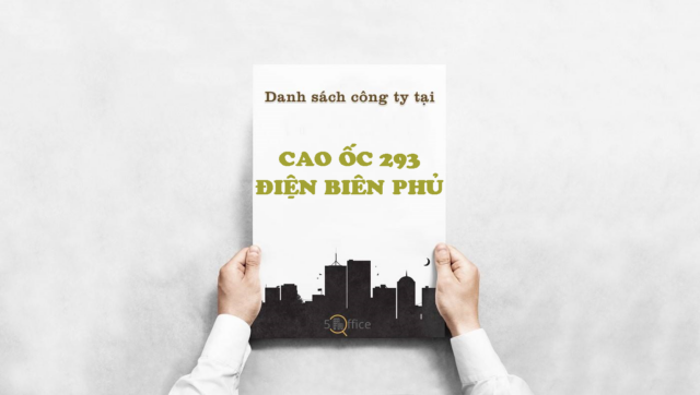 Danh sách công ty thuê văn phòng tại tòa nhà Cao ốc 293 Điện Biên Phủ, Quận Bình Thạnh