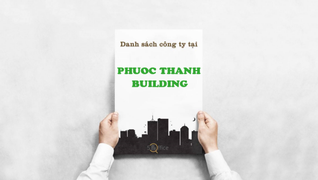 Danh sách công ty thuê văn phòng tại tòa nhà Phước Thành, Quận Bình Thạnh