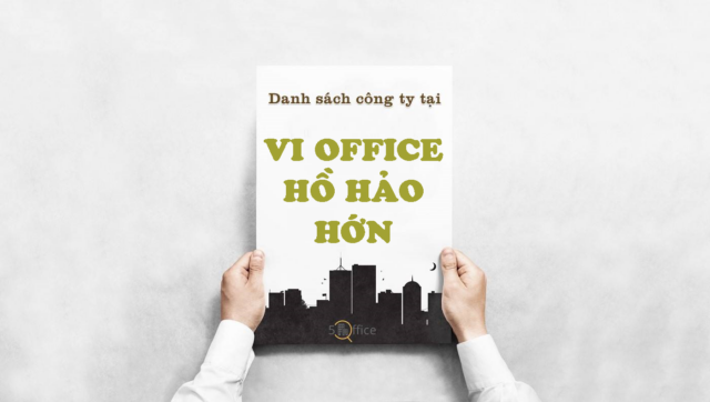 Danh sách công ty thuê văn phòng tại tòa nhà Vi Office Hồ Hảo Hớn, Quận 1