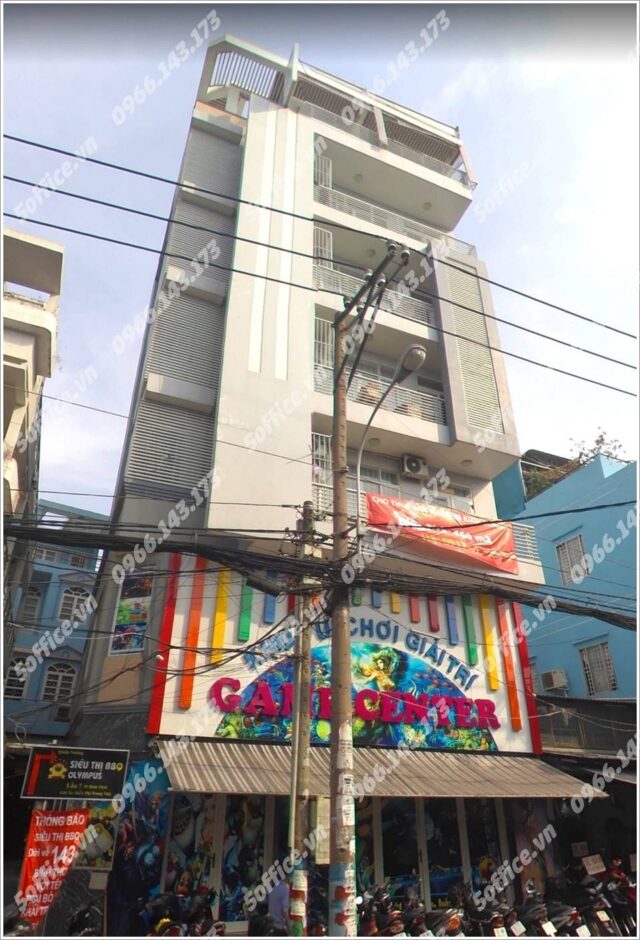 Mặt trước cao ốc cho thuê văn phòng tòa nhà Deli Office Bình Thới, Quận 11, TPHCM - 5office.vn