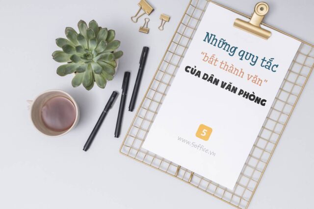 Những quy tắc “bất thành văn” của dân văn phòng