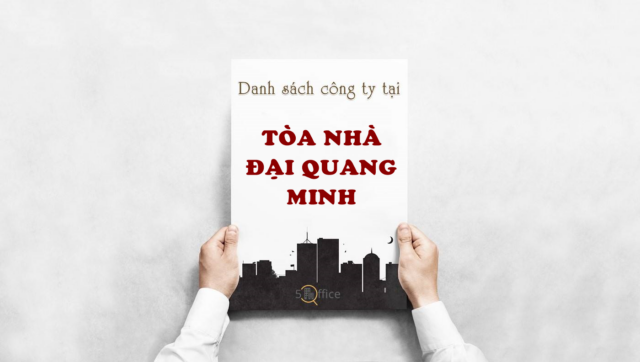 Danh sách công ty thuê văn phòng tại toà nhà Đại Quang Minh, Sông Đà, Quận Tân Bình