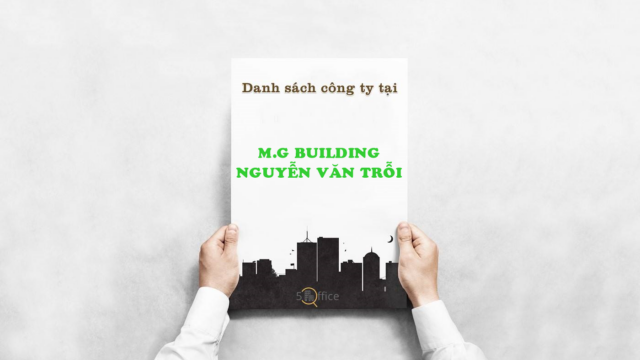 Danh sách công ty thuê văn phòng tại toà nhà M.G Building Nguyễn Văn Trỗi, Quận Phú Nhuận